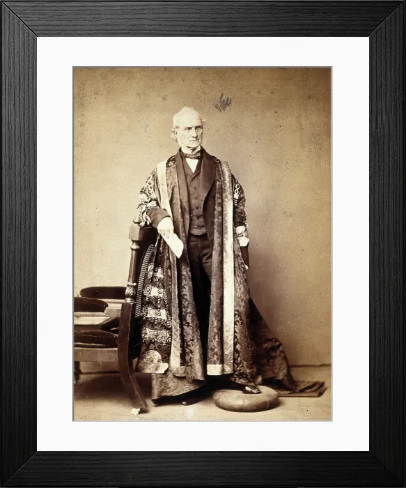 Framed Print : An unidentified man, c1860s. Creator: Moira & Haigh Framed Print : An unidentified man, c1860s. Creator: Moira & Haigh