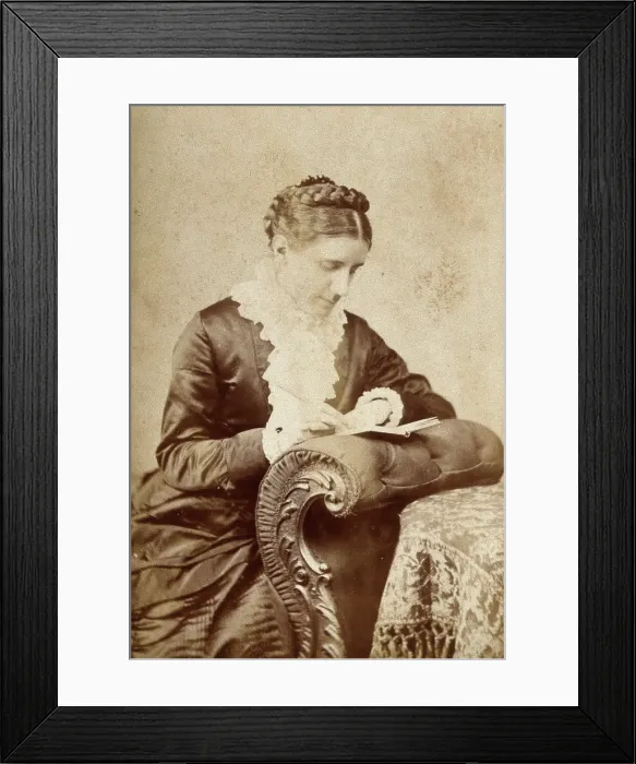 Framed Print : Lady Simpson, wife of Sir James Young Simpson, c1840s. Creator: John Moffat Framed Print : Lady Simpson, wife of Sir James Young Simpson, c1840s. Creator: John Moffat
