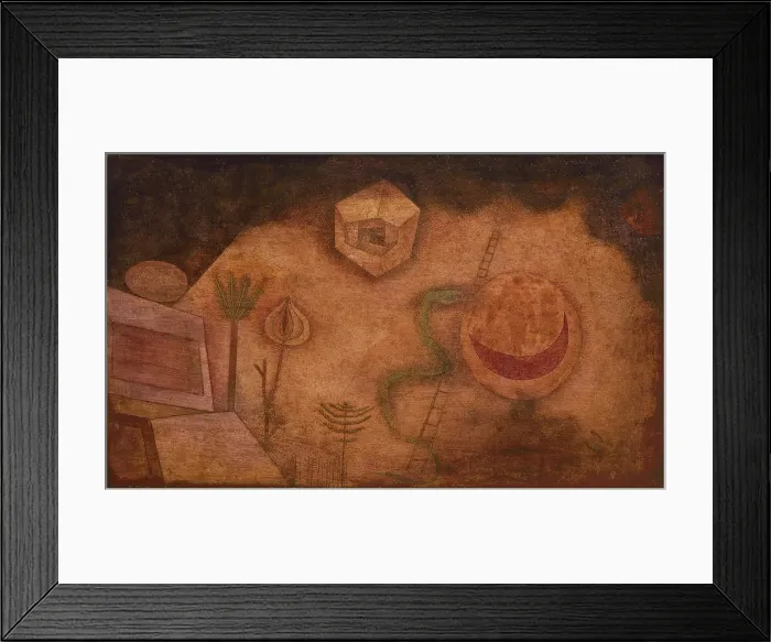 Framed Print : The snake on the ladder, 1929. Creator: Klee, Paul (1879-1940) Framed Print : The snake on the ladder, 1929. Creator: Klee, Paul (1879-1940)