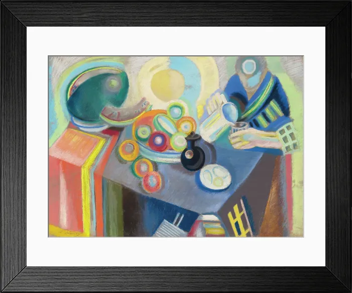 Framed Print : The Portuguese Jug, 1916. Creator: Delaunay, Robert (1885-1941) Framed Print : The Portuguese Jug, 1916. Creator: Delaunay, Robert (1885-1941)