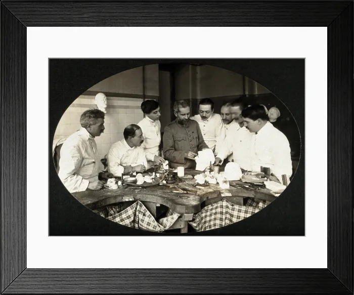 Framed Print : F Lejars demonstrating operation techniques, c1900s. Creator: Fontes Framed Print : F Lejars demonstrating operation techniques, c1900s. Creator: Fontes