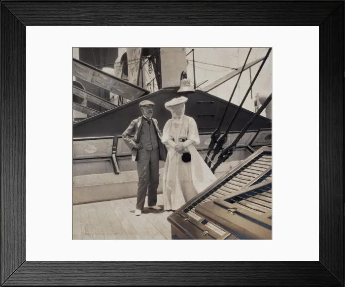 Framed Print : Members of the British Association on their way to South Africa, 1905. Creator: Henry Yule Oldham Framed Print : Members of the British Association on their way to South Africa, 1905. Creator: Henry Yule Oldham
