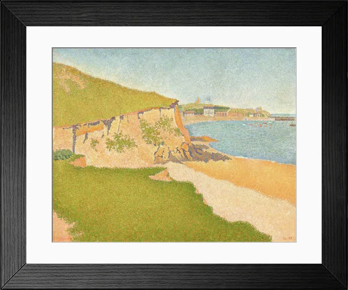 Framed Print : Portrieux, Tertre Denis (Opus no. 189), 1888. Creator: Signac, Paul (1863-1935) Framed Print : Portrieux, Tertre Denis (Opus no. 189), 1888. Creator: Signac, Paul (1863-1935)