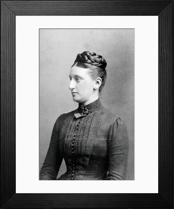 Framed Print : Gertrude Keith, c1890s. Creator: G West & Son Framed Print : Gertrude Keith, c1890s. Creator: G West & Son