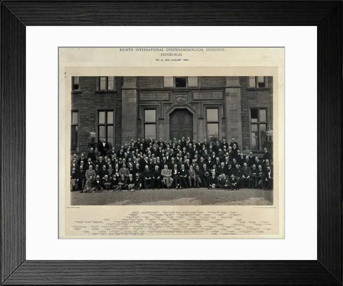 Framed Print : Eighth International Ophthalmological congress, Edinburgh, 1894. Creator: Alexander Ayton Framed Print : Eighth International Ophthalmological congress, Edinburgh, 1894. Creator: Alexander Ayton