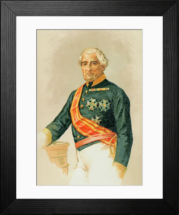 Framed Print : Portrait of Marcelino Oraa (1788-1851), Spanish military and politician, 1890. Creator: Unknown Framed Print : Portrait of Marcelino Oraa (1788-1851), Spanish military and politician, 1890. Creator: Unknown