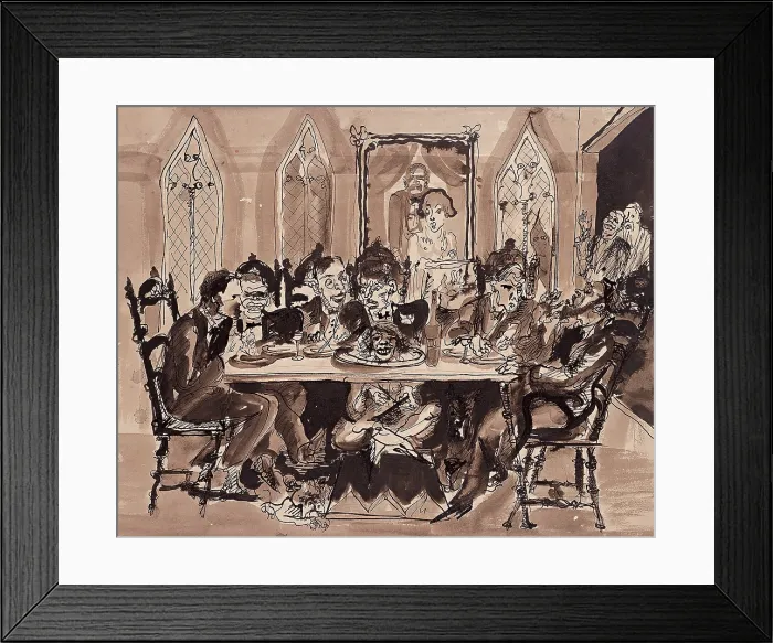Framed Print : Before the main course, c1930. Creator: Lohse-Wachtler, Elfriede (1899-1940) Framed Print : Before the main course, c1930. Creator: Lohse-Wachtler, Elfriede (1899-1940)