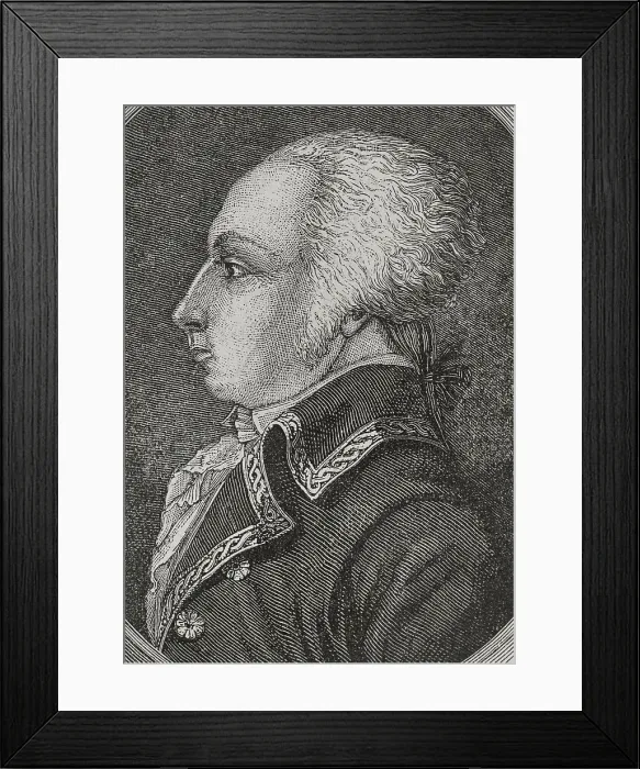 Framed Print : Francois Kellermann (Francois Christophe de Kellermann) (1735-1820), French military, 1876. Creator: Pannemaker Framed Print : Francois Kellermann (Francois Christophe de Kellermann) (1735-1820), French military, 1876. Creator: Pannemaker
