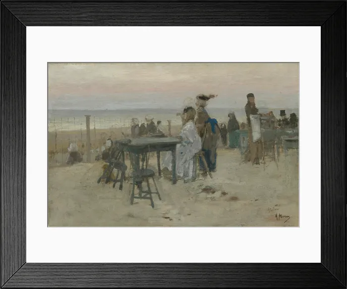 Framed Print : At Scheveningen, c1876. Creator: Mauve, Anton (1838-1888) Framed Print : At Scheveningen, c1876. Creator: Mauve, Anton (1838-1888)