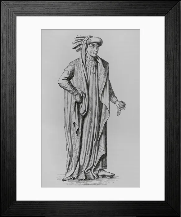 Framed Print : Portrait of Philip III the Good (1396-1467), Duke of Burgundy, 1878. Creator: Unknown Framed Print : Portrait of Philip III the Good (1396-1467), Duke of Burgundy, 1878. Creator: Unknown