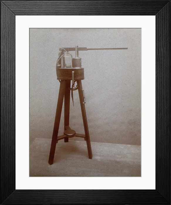 Framed Print : Donkey engine used by Joseph Lister, c1870s. Creator: Andrew Brown Framed Print : Donkey engine used by Joseph Lister, c1870s. Creator: Andrew Brown