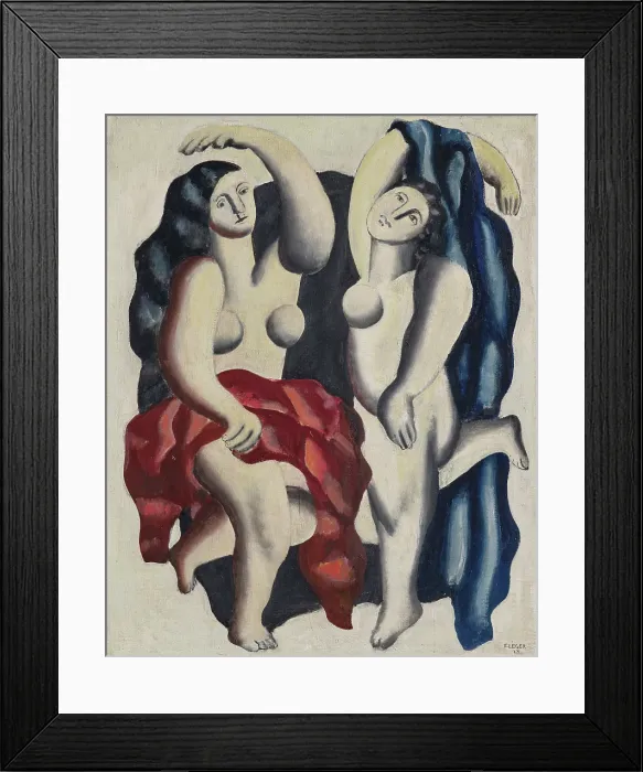 Framed Print : Two dancers, 1928. Creator: Leger, Fernand (1881-1955) Framed Print : Two dancers, 1928. Creator: Leger, Fernand (1881-1955)