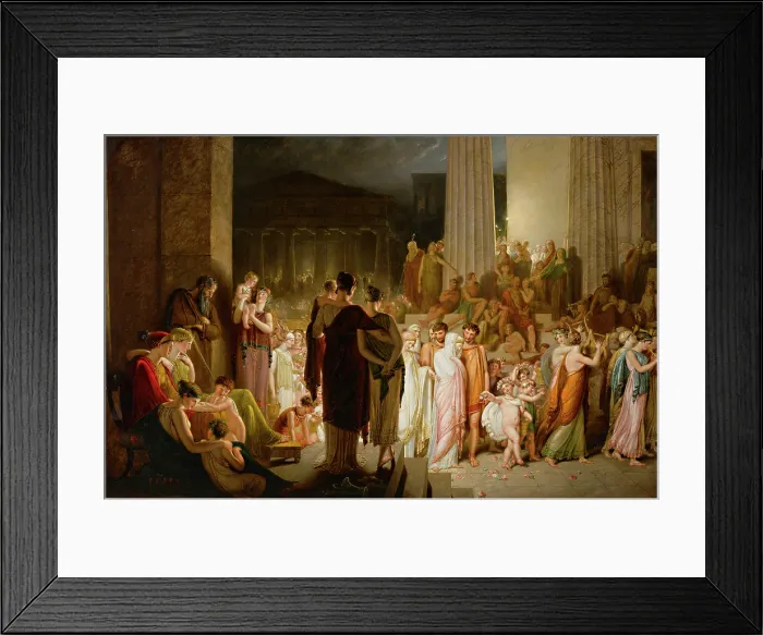 Framed Print : The Grecian Marriage, 1813. Creator: Westall, Richard (1765-1836) Framed Print : The Grecian Marriage, 1813. Creator: Westall, Richard (1765-1836)