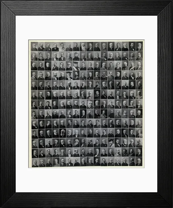 Framed Print : Distinguished men of Aberdeen (?), c1880s. Creator: Aboyne and Ballater Morgan Framed Print : Distinguished men of Aberdeen (?), c1880s. Creator: Aboyne and Ballater Morgan