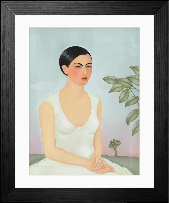 Framed Print : Portrait of Cristina, My Sister, 1928. Creator: Kahlo, Frida (1907-1954) Framed Print : Portrait of Cristina, My Sister, 1928. Creator: Kahlo, Frida (1907-1954)