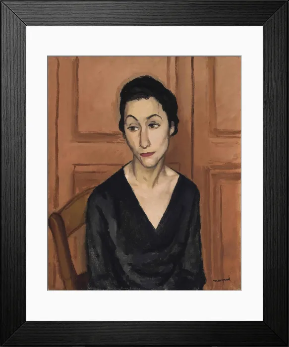 Framed Print : Portrait of Maria Lani, 1928. Creator: Marquet, Pierre-Albert (1875-1947) Framed Print : Portrait of Maria Lani, 1928. Creator: Marquet, Pierre-Albert (1875-1947)