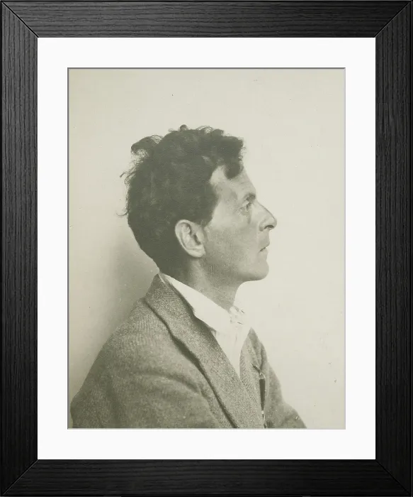 Framed Print : Portrait of Ludwig Wittgenstein (1889-1951), c1930. Creator: Nahr, Moritz (1859-1945) Framed Print : Portrait of Ludwig Wittgenstein (1889-1951), c1930. Creator: Nahr, Moritz (1859-1945)