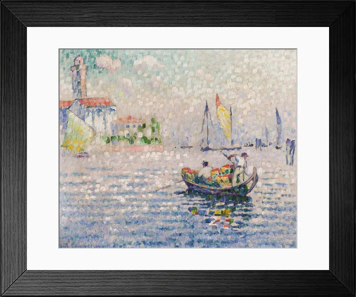 Framed Print : Murano, morning, c1903-1904. Creator: Cross, Henri Edmond (1856-1910) Framed Print : Murano, morning, c1903-1904. Creator: Cross, Henri Edmond (1856-1910)