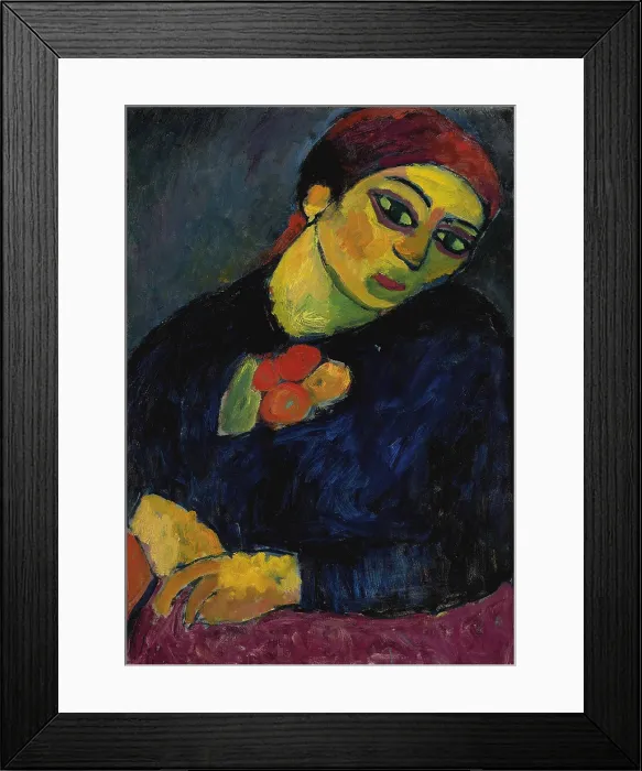 Framed Print : Helene, 1911. Creator: Javlensky, Alexei, von (1864-1941) Framed Print : Helene, 1911. Creator: Javlensky, Alexei, von (1864-1941)