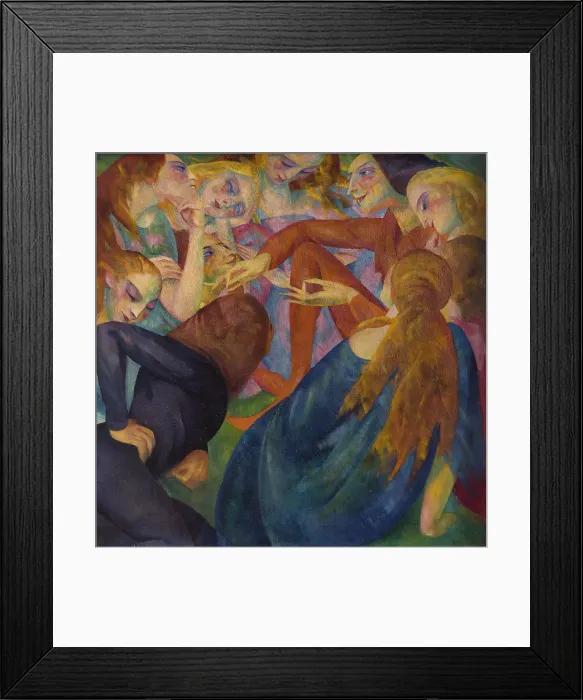 Framed Print : The Decameron, 1921. Creator: Graf, Ludwig Ferdinand (1868-1932) Framed Print : The Decameron, 1921. Creator: Graf, Ludwig Ferdinand (1868-1932)