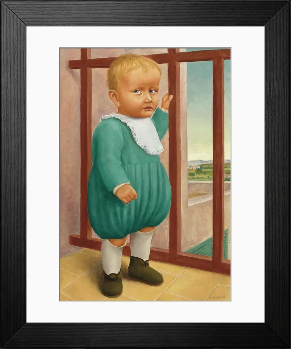Framed Print : Peter in Sicily, 1925. Creator: Schrimpf, Georg (1889-1939) Framed Print : Peter in Sicily, 1925. Creator: Schrimpf, Georg (1889-1939)