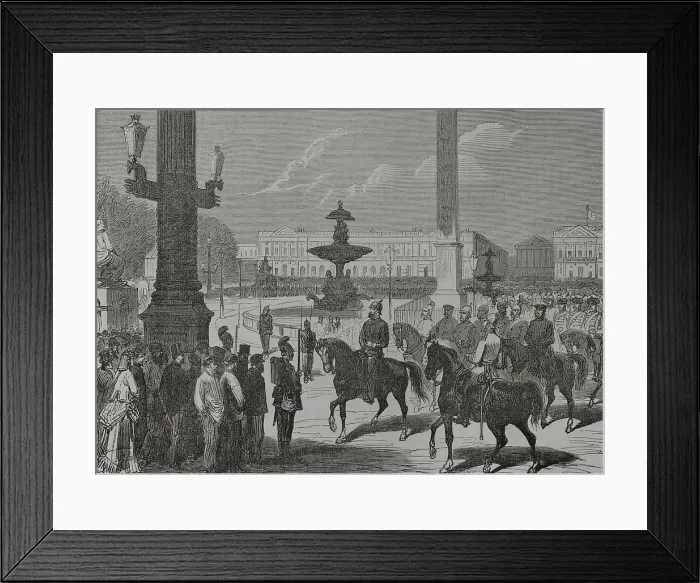 Framed Print : Franco-Prussian War (1870-1871): Siege of Paris (19 September 1870 to 28 January 1871), 1871. Creator: Fernando Miranda Framed Print : Franco-Prussian War (1870-1871): Siege of Paris (19 September 1870 to 28 January 1871), 1871. Creator: Fernando Miranda