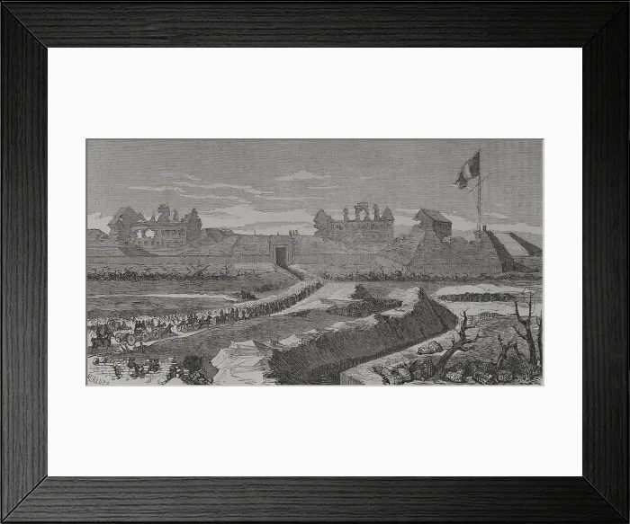 Framed Print : Versailles troops enter the Fort d'Issy to overthrow the revolutionary government, Paris... 1871 Framed Print : Versailles troops enter the Fort d'Issy to overthrow the revolutionary government, Paris... 1871