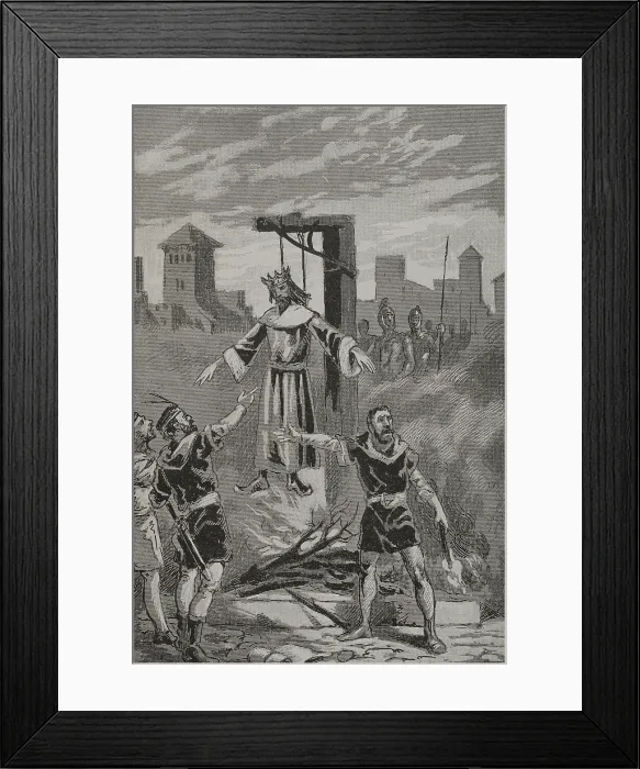 Framed Print : Reign of Henry IV of Castile (1454-1474), 1890. Creator: Joan Serra y Pausas Framed Print : Reign of Henry IV of Castile (1454-1474), 1890. Creator: Joan Serra y Pausas