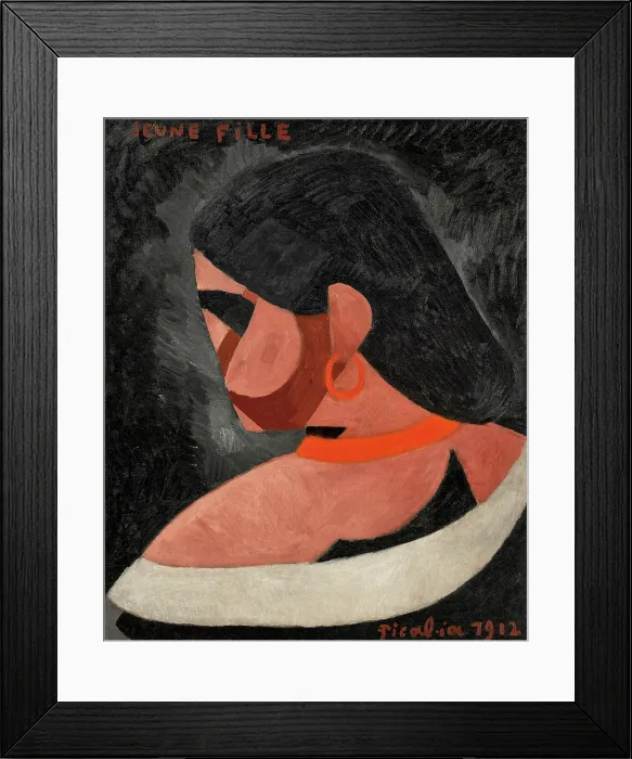 Framed Print : Jeune fille, 1912. Creator: Picabia, Francis (1879-1953) Framed Print : Jeune fille, 1912. Creator: Picabia, Francis (1879-1953)