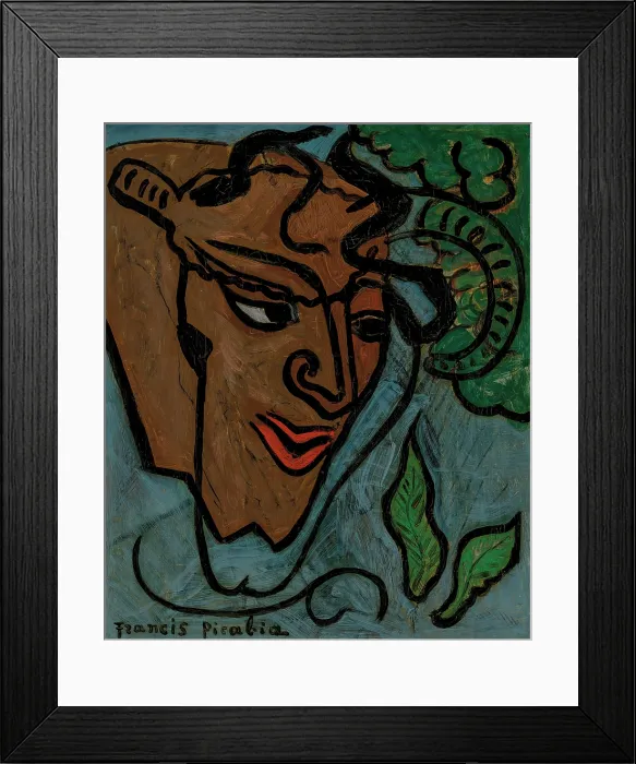 Framed Print : Tete de faune, c1934-1935. Creator: Picabia, Francis (1879-1953) Framed Print : Tete de faune, c1934-1935. Creator: Picabia, Francis (1879-1953)