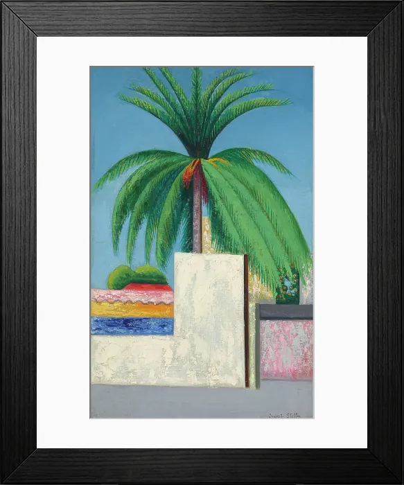 Framed Print : Palm Tree, c1930. Creator: Stella, Joseph (1877-1946) Framed Print : Palm Tree, c1930. Creator: Stella, Joseph (1877-1946)