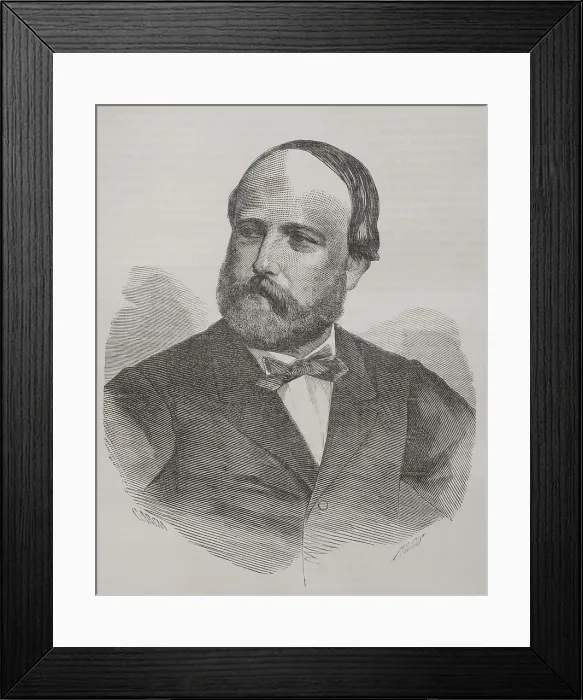 Framed Print : Portrait of Henry d'Artois (1820-1883), Count of Chambord, 1871. Creator: Marcelo Paris. Portrait of Henry d'Artois (1820-1883), Count of Chambord, 1871 Framed Print : Portrait of Henry d'Artois (1820-1883), Count of Chambord, 1871. Creator: Marcelo Paris. Portrait of Henry d'Artois (1820-1883), Count of Chambord, 1871