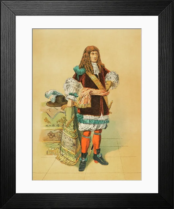 Framed Print : Portrait of Louis XIV, known as 'the Sun King' (1638-1715), King of France (1643-1715), 1881. Creator: Unknown Framed Print : Portrait of Louis XIV, known as 'the Sun King' (1638-1715), King of France (1643-1715), 1881. Creator: Unknown