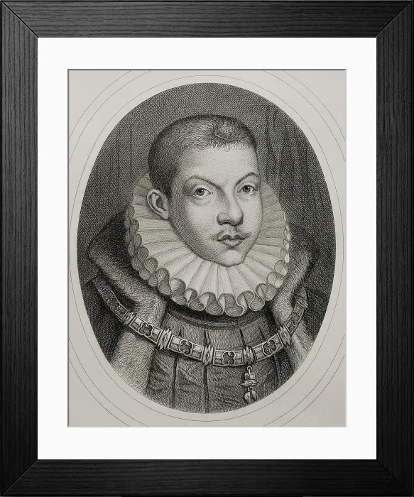 Framed Print : Philip III (1578-1621), King of Spain (1598-1621) and also, as Philip II, King of Portugal... 1879. Creators: Alphonse Charles Masson, Magin Pujadas Framed Print : Philip III (1578-1621), King of Spain (1598-1621) and also, as Philip II, King of Portugal... 1879. Creators: Alphonse Charles Masson, Magin Pujadas