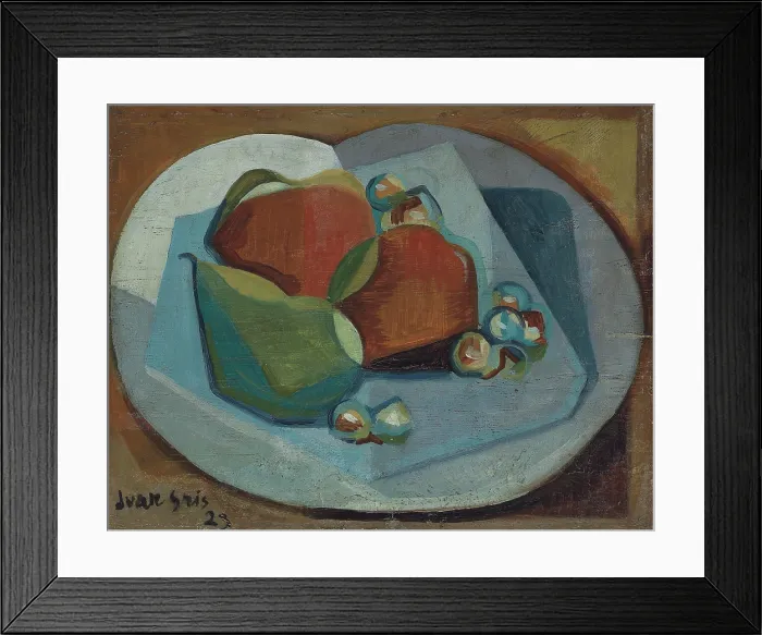 Framed Print : Still life with fruit, 1923. Creator: Gris, Juan (1887-1927) Framed Print : Still life with fruit, 1923. Creator: Gris, Juan (1887-1927)