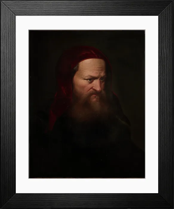 Framed Print : Self-portrait, 16th century. Creator: Cellini, Benvenuto (1500-1571) Framed Print : Self-portrait, 16th century. Creator: Cellini, Benvenuto (1500-1571)