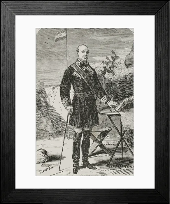 Framed Print : Portrait of Leopoldo O'Donnell (1809-1867), Spanish military and politician, 1879 Framed Print : Portrait of Leopoldo O'Donnell (1809-1867), Spanish military and politician, 1879