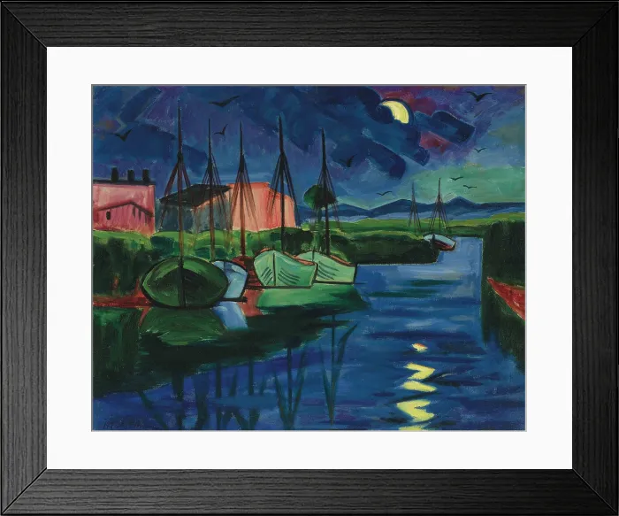 Framed Print : Evening, c1922. Creator: Pechstein, Hermann Max (1881-1955) Framed Print : Evening, c1922. Creator: Pechstein, Hermann Max (1881-1955)
