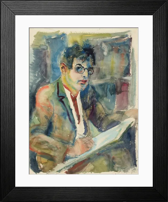 Framed Print : Self-portrait, c1925. Creator: Schlichter, Rudolf (1890-1955) Framed Print : Self-portrait, c1925. Creator: Schlichter, Rudolf (1890-1955)