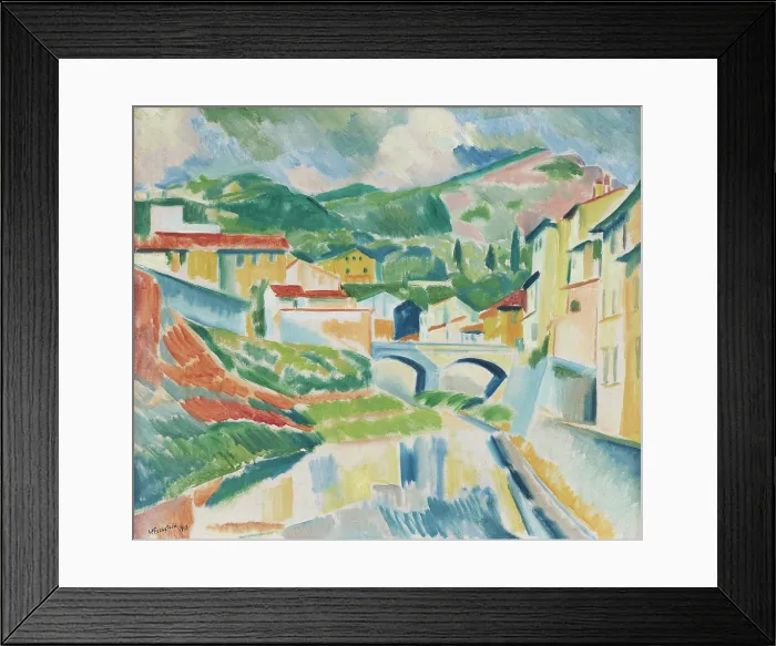 Framed Print : Fiesole, 1913. Creator: Pechstein, Hermann Max (1881-1955) Framed Print : Fiesole, 1913. Creator: Pechstein, Hermann Max (1881-1955)