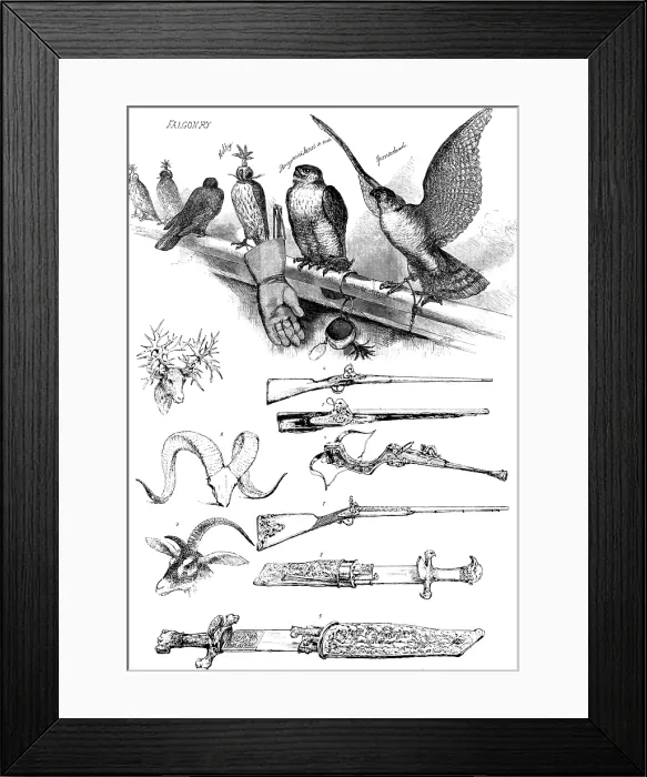 Framed Print : The 'Sport and Art' exhibition at the Grosvenor Gallery, 1890. Creator: Unknown Framed Print : The 'Sport and Art' exhibition at the Grosvenor Gallery, 1890. Creator: Unknown