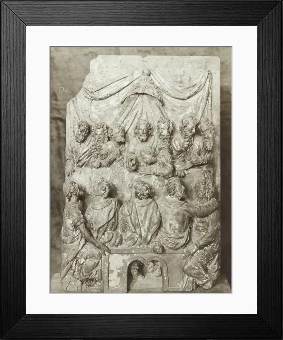 Framed Print : 'The Last Supper', 16th century (1930-1939). Creator: Unknown Framed Print : 'The Last Supper', 16th century (1930-1939). Creator: Unknown