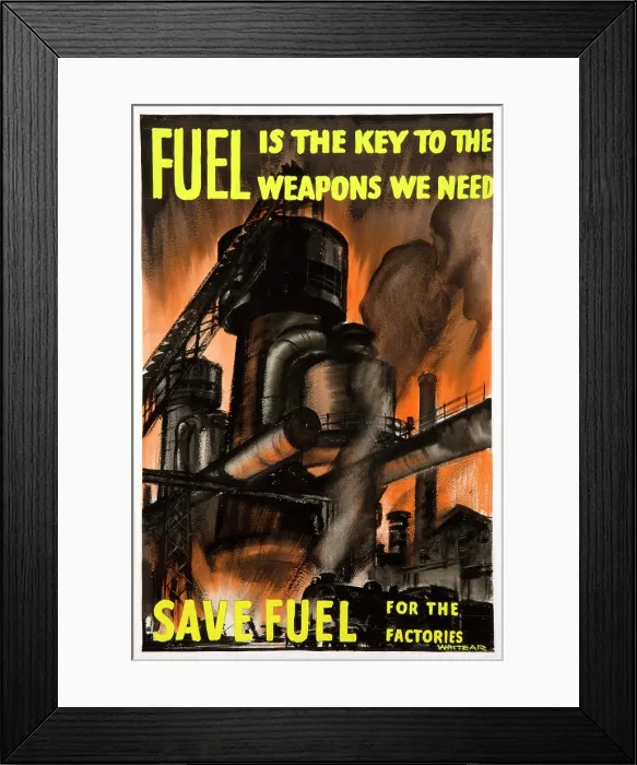 Framed Print : Fuel is the key to the weapons we need - Save fuel for the... WWII poster, between 1939 and 1946 Framed Print : Fuel is the key to the weapons we need - Save fuel for the... WWII poster, between 1939 and 1946