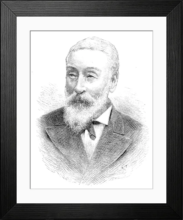 Framed Print : The late Lieutenant-Colonel P. T. French, Chairman of Bombay, Baroda, & Central India Railway, 1890 Creator: R. Taylor Framed Print : The late Lieutenant-Colonel P. T. French, Chairman of Bombay, Baroda, & Central India Railway, 1890 Creator: R. Taylor