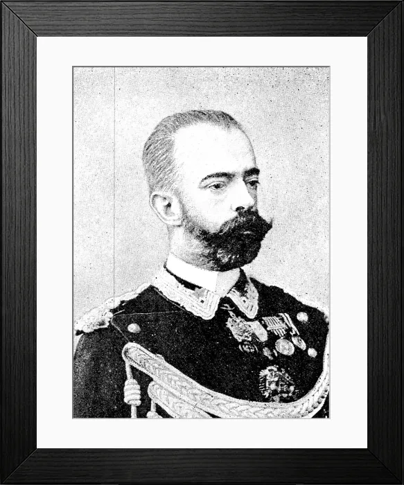 Framed Print : The late Duke of Aosta, Prince Amadeo of Italy, ex-King of Spain, 1890. Creator: Unknown Framed Print : The late Duke of Aosta, Prince Amadeo of Italy, ex-King of Spain, 1890. Creator: Unknown