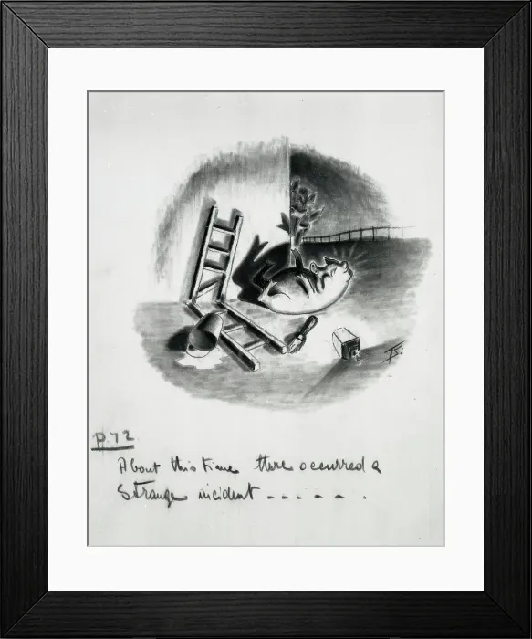 Framed Print : About this time there occurred a strange incident... 1950. Creator: Norman Pett. About this time there occurred a strange incident... 1950. Creator: Norman Pett Framed Print : About this time there occurred a strange incident... 1950. Creator: Norman Pett. About this time there occurred a strange incident... 1950. Creator: Norman Pett