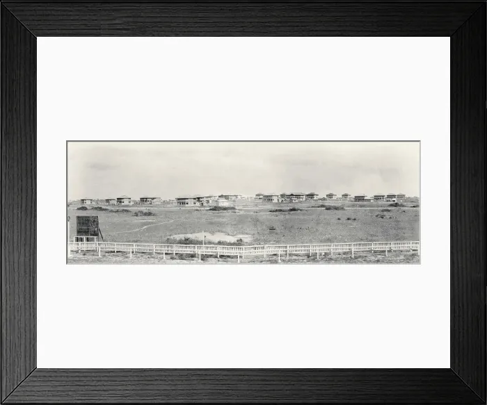 Framed Print : New bungalows on the ridge, Accra, Gold Coast, 1915. Creator: Colonial Office Framed Print : New bungalows on the ridge, Accra, Gold Coast, 1915. Creator: Colonial Office