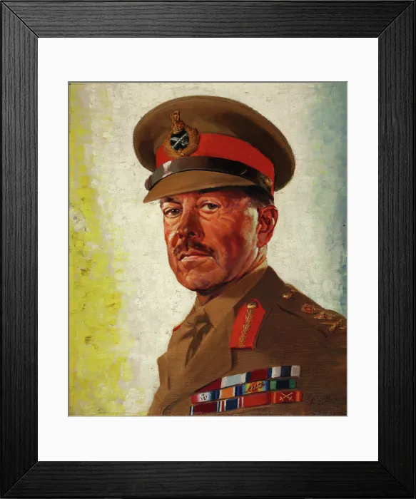 Framed Print : General Sir Harold Alexander, c1943. Creators: Central Office of Information, William Little Framed Print : General Sir Harold Alexander, c1943. Creators: Central Office of Information, William Little
