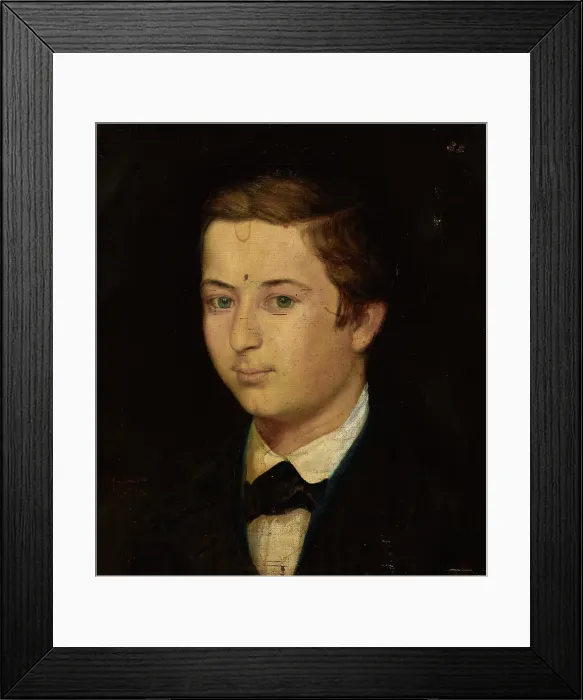 Framed Print : Portrait of Henryk Poller, 1853. Creator: Andrzej Bronislaw Grabowski Framed Print : Portrait of Henryk Poller, 1853. Creator: Andrzej Bronislaw Grabowski