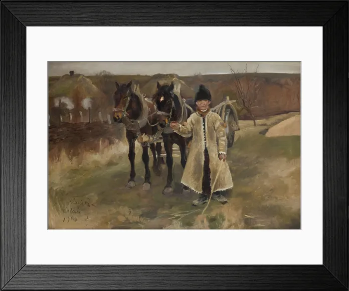 Framed Print : Polesie, 1904. Creator: Kazimierz Sichulski Framed Print : Polesie, 1904. Creator: Kazimierz Sichulski